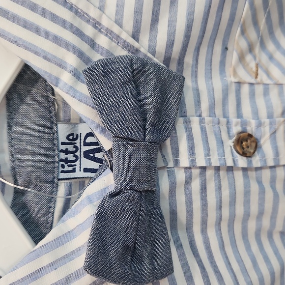 Boy's 3 piece suit (Pants, bow tie, shirt) - Picture 2 of 5